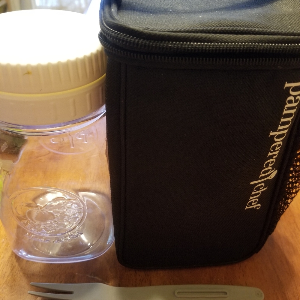 Pampered chef salad jar